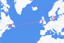 Flyrejser fra Les Îles-de-la-Madeleine, Quebec, Canada til Ronneby, Sverige