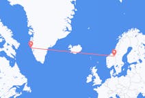 Loty z miasta Maniitsoq do miasta Røros