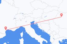 Vluchten van Aspiran, Frankrijk naar Cluj Napoca, Roemenië