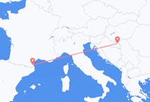 出发地 克罗地亚出发地 奧西耶克目的地 法国佩皮尼昂的航班