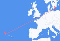 Flights from Flores Island, Portugal to Bornholm, Denmark