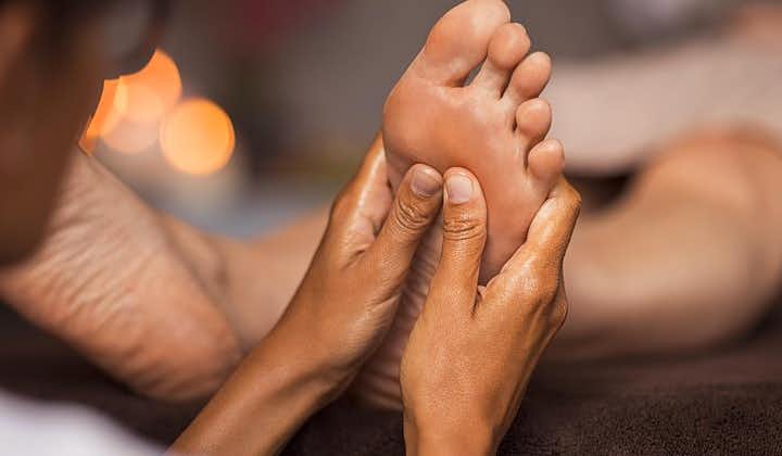 Pamper your feet with foot bath and reflexology massage
