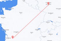 Vluchten van Frankfurt, Duitsland naar Bergerac, Frankrijk