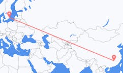 Flüge von Jian, China nach Kalmar, Schweden
