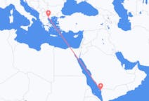 Flights from Jizan, Saudi Arabia to Thessaloniki, Greece