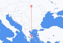 Flyg från Aten till Baia Mare