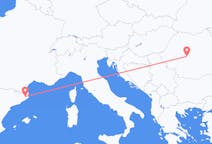 Flyg från Girona, Spanien till Sibiu, Rumänien