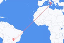 Flyreiser fra Presidente Prudente, São Paulo, Brasil til Palermo, Italia