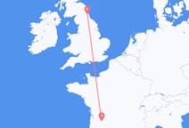 Flights from Bergerac, France to Newcastle upon Tyne, England
