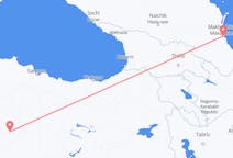 ロシアのマハチカラからから、トルコのネヴシェヒルまでのフライト