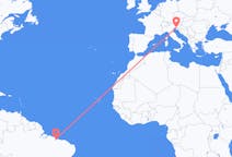 Flyreiser fra São Luís, Brasil til Trieste, Italia