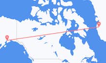 Loty z Kenai, Stany Zjednoczone do Kangerlussuaqa, Grenlandia
