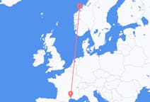 Flights from Montpellier, France to Molde, Norway