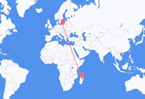 Flyrejser fra Antananarivo, Madagaskar til Bydgoszcz, Polen