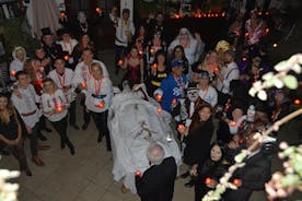 1-dag Halloween-fest i Sighisoara medeltida citadell