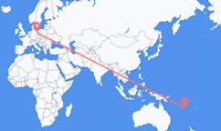 Flyg från Emae, Vanuatu till Berlin, Maryland, Tyskland