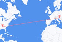 Flights from Birmingham, the United States to Zagreb, Croatia