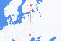 Loty z Joensuu, Finlandia do Kiszyniowa, Mołdawia