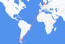 Vluchten van Punta Arenas, Chili naar Bremen, Duitsland