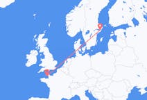 Flyrejser fra Saint Helier, Jersey til Stockholm, Sverige