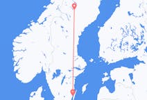 Fly fra Vilhelmina til Kalmar