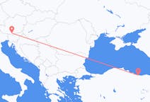 Fly fra Klagenfurt til Giresun