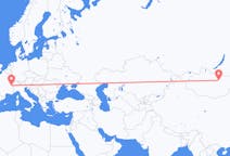 Flights from Ulaanbaatar, Mongolia to Geneva, Switzerland