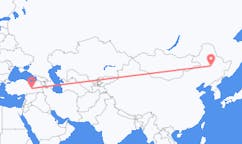 Flyg från Daqing, Kina till Elazig, Turkiet