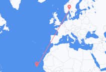 Flyreiser fra Praia, Kapp Verde til Oslo, Norge