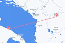 Flyrejser fra Bari til Skopje