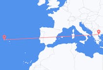 Flights from Pico Island, Portugal to Thessaloniki, Greece