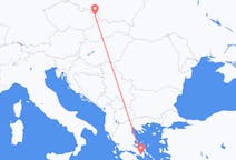 Flights from Athens to Ostrava