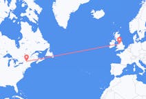 Flights from Plattsburgh, the United States to Manchester, England