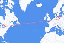 Flights from Toronto to Poznan