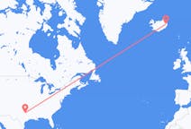 Flüge von Dallas, die Vereinigten Staaten nach Egilsstaðir, Island