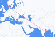 Flights from Visakhapatnam, India to Billund, Denmark