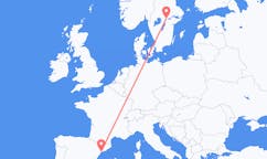 Flights from Reus, Spain to Örebro, Sweden