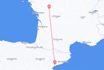 Flyrejser fra Poitiers, Frankrig til Reus, Spanien