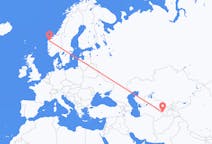 Flights from Qarshi, Uzbekistan to Volda, Norway