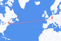 Flyg från Boston, USA till Karlsruhe, USA