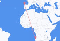 Fly fra Namibe til La Coruña