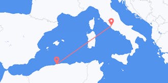 Flyrejser fra Algeriet til Italien