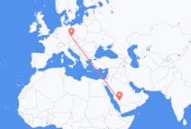 Flyg från Bisha, Saudiarabien till Prag, Tjeckien
