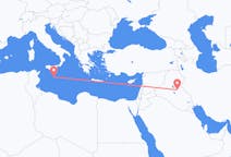 Flyg från Baghdad, Irak till Malta (kommun), Malta