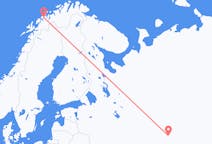 Vols depuis la ville de Nijnekamsk vers la ville de Tromsø