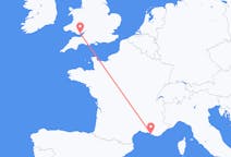 Flyreiser fra Marseille, Frankrike til Cardiff, Wales