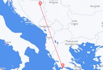 来自波斯尼亚和黑塞哥维那图兹拉目的地 希腊帕特雷的航班