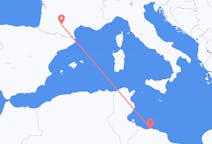 Flyreiser fra Tripoli, Libya til Toulouse, Frankrike