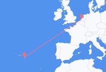 Flug frá Rotterdam, Hollandi til Ponta Delgada, Portúgal