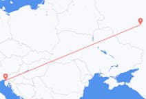 Vluchten van Lipetsk naar Triëst
